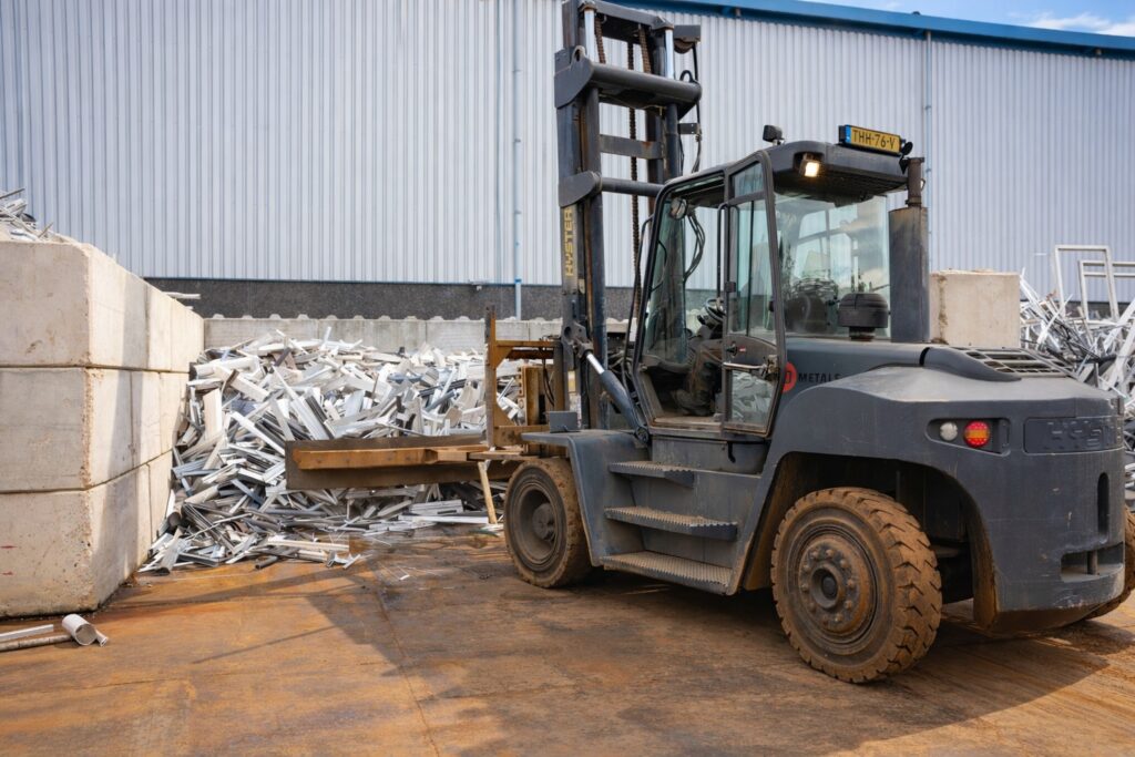 Aluminium Heftruck verplaatsen