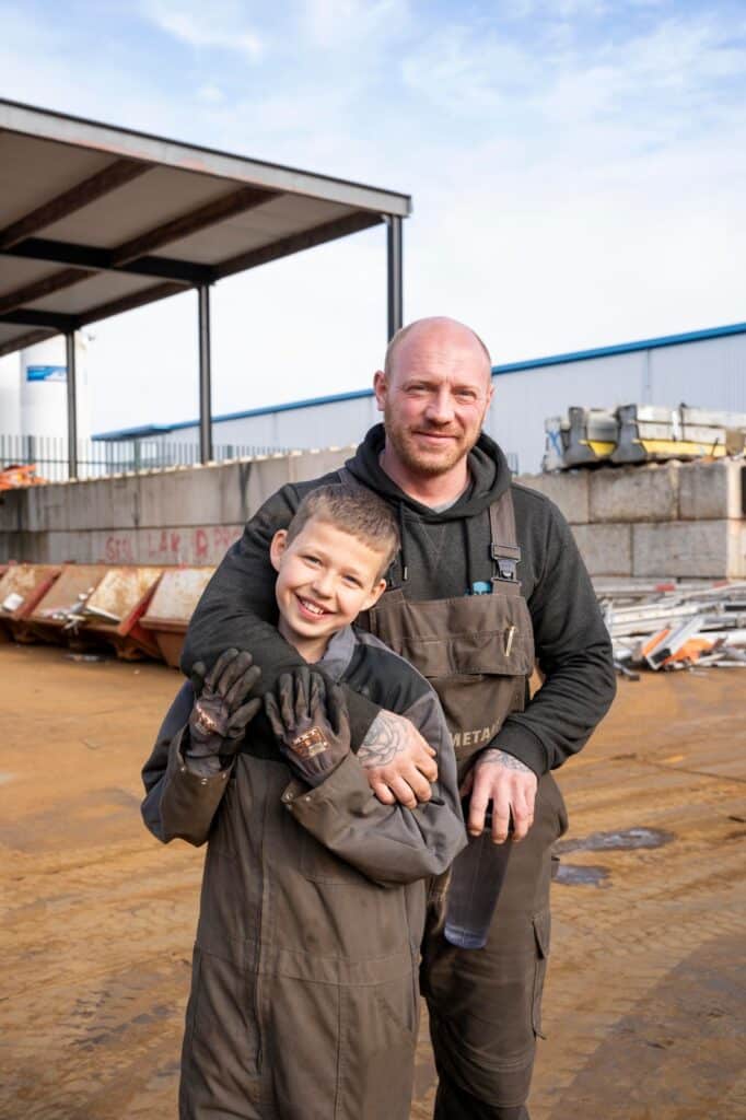 Vader en Zoon op de werkplaats